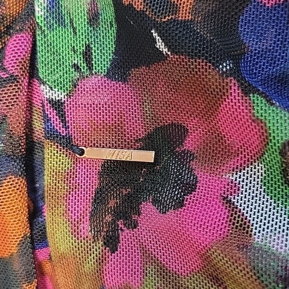 Misa Marilyn Mesh Flora Dress - Picture 13 of 14